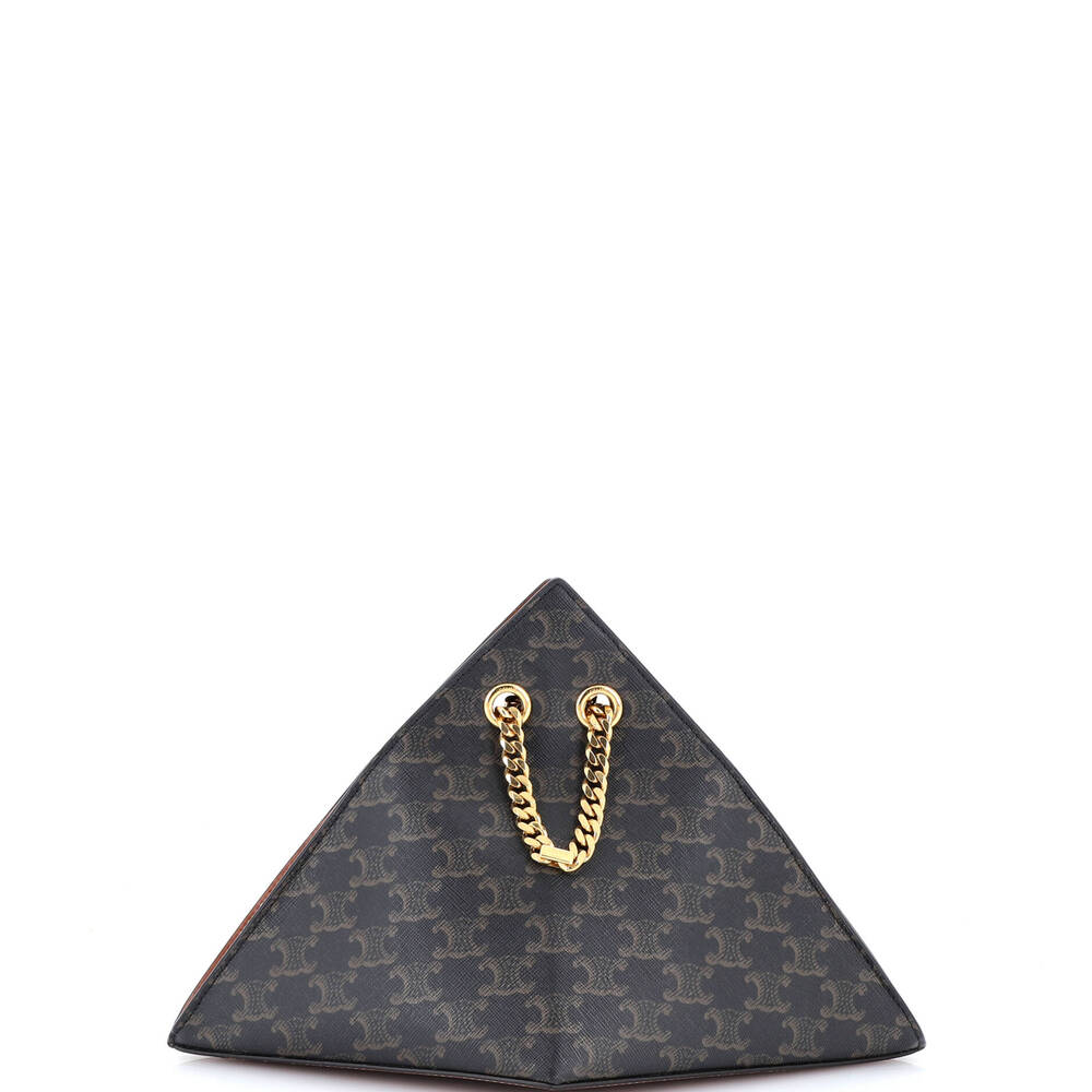 Celine Pyramid Chain Shoulder Bag #203699C14B
